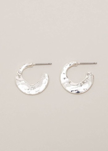 Phase Eight Irregular Hoops Jewellery Silver Canada | NPRQBY-243